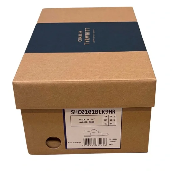 Charles Tyrwhitt Shiny Black Derbys - Picture 12 of 12